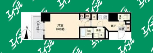 間取り図 エス・キュート 丸の内