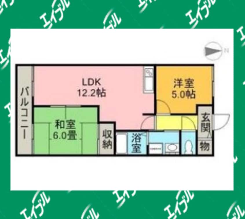 間取図 ロイヤルパレスⅡ