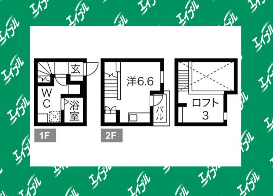 間取り図 Quatre Portes