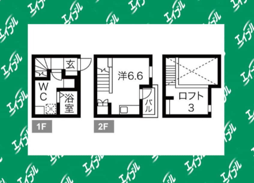 間取図 Quatre Portes