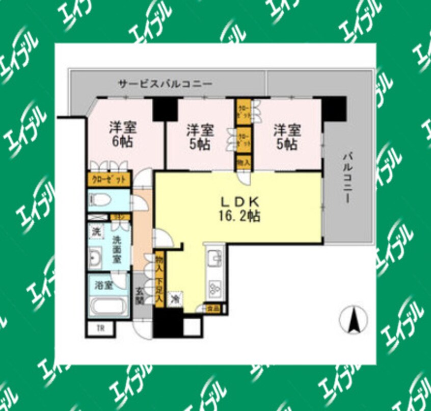 間取図 プレミスト泉レジデンス