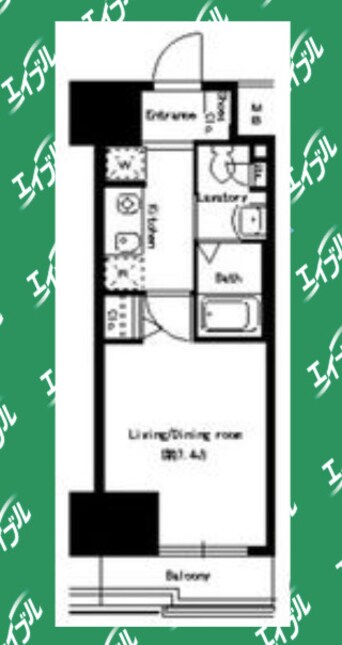 間取図 パークアクシス丸の内