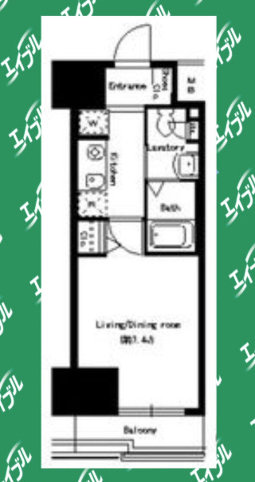 間取図 パークアクシス丸の内