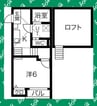 Taste本郷 1Kの間取り
