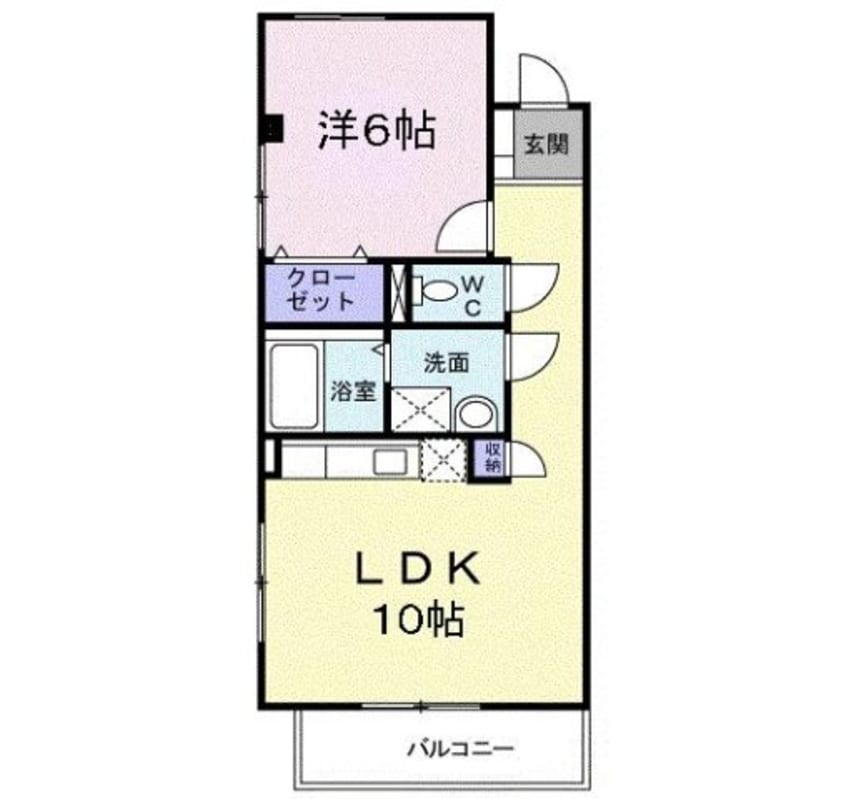 間取図 アンシャンテ