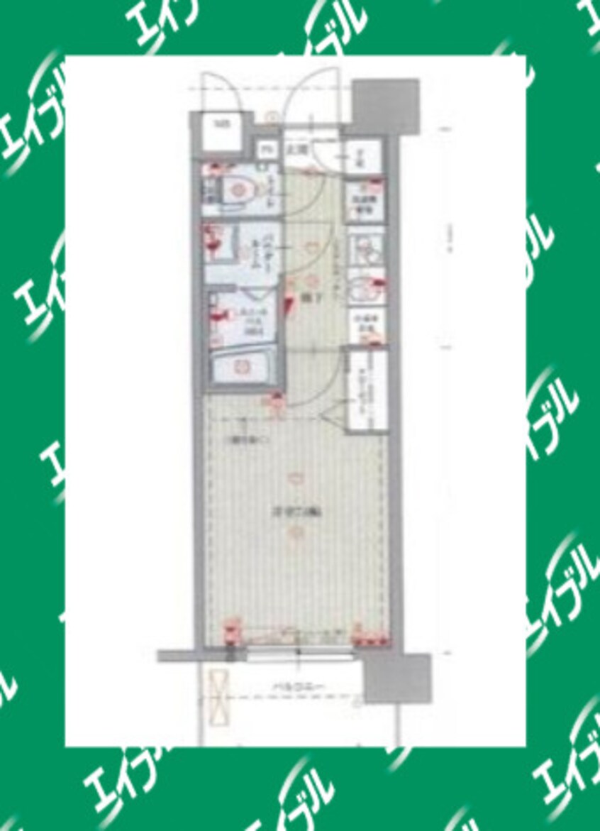 間取図 パルティール並木
