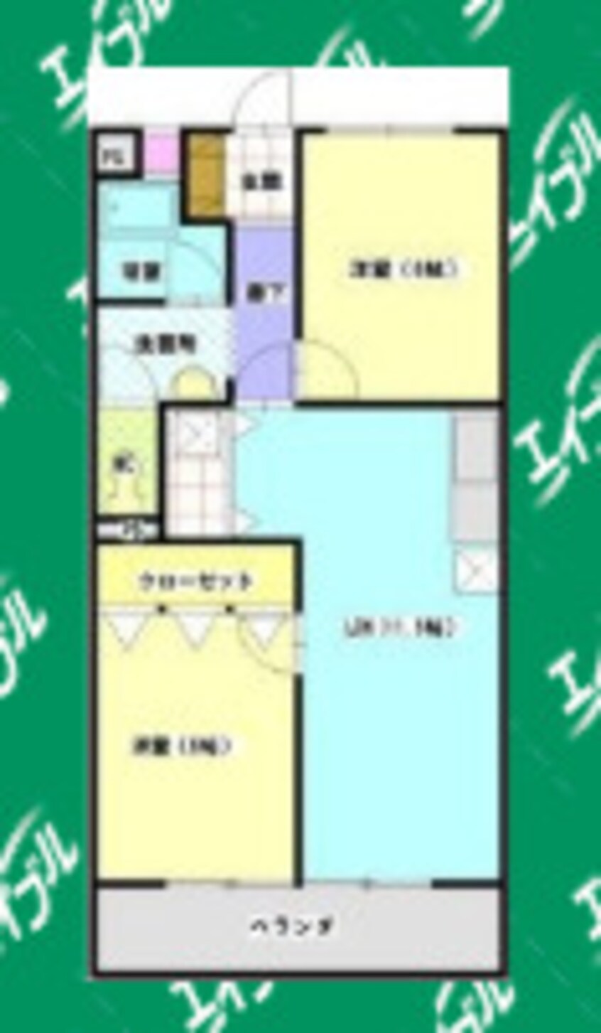 間取図 名古屋市営地下鉄鶴舞線/塩釜口駅 徒歩16分 3階 築45年