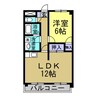 名鉄河和線/成岩駅 徒歩8分 2階 築28年 1LDKの間取り