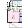 レオーネ 1Kの間取り