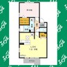 名鉄名古屋本線/有松駅 徒歩25分 1階 築17年 1LDKの間取り