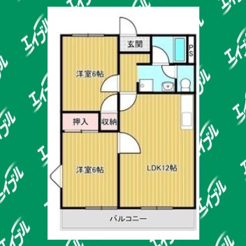 間取り図 名鉄河和線/青山駅 徒歩13分 2階 築34年
