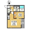 GRANDTIC桜 1LDKの間取り