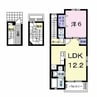第二まどか 1LDKの間取り