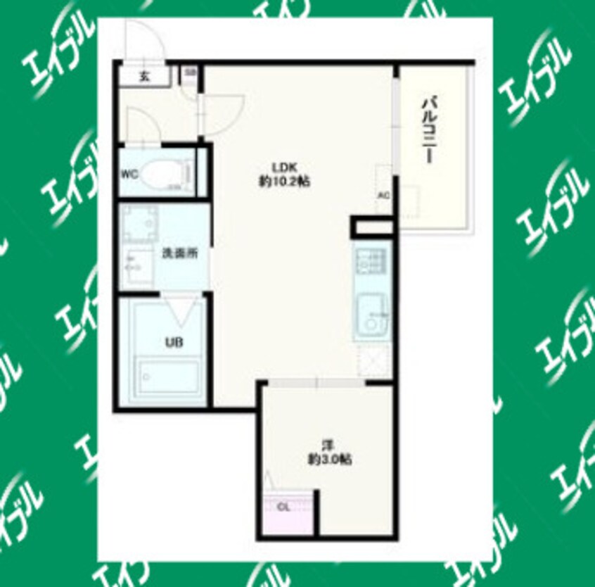 間取図 東海道本線/大高駅 徒歩2分 3階 1年未満