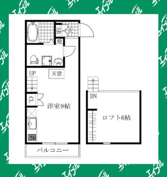 間取図 名鉄名古屋本線/本星崎駅 徒歩9分 2階 築7年