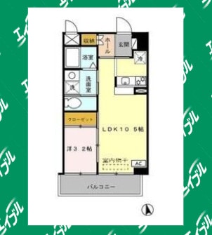 間取り図 名鉄常滑線・空港線/新舞子駅 徒歩2分 3階 築20年
