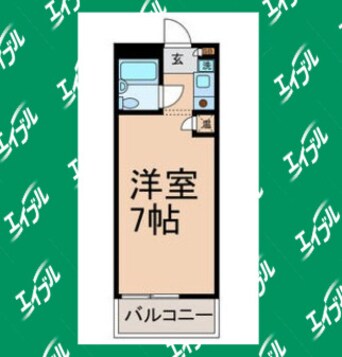 間取図 名鉄常滑線・空港線/豊田本町駅 徒歩8分 2階 築37年