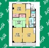 名鉄名古屋本線/有松駅 徒歩28分 3階 築31年 3LDKの間取り