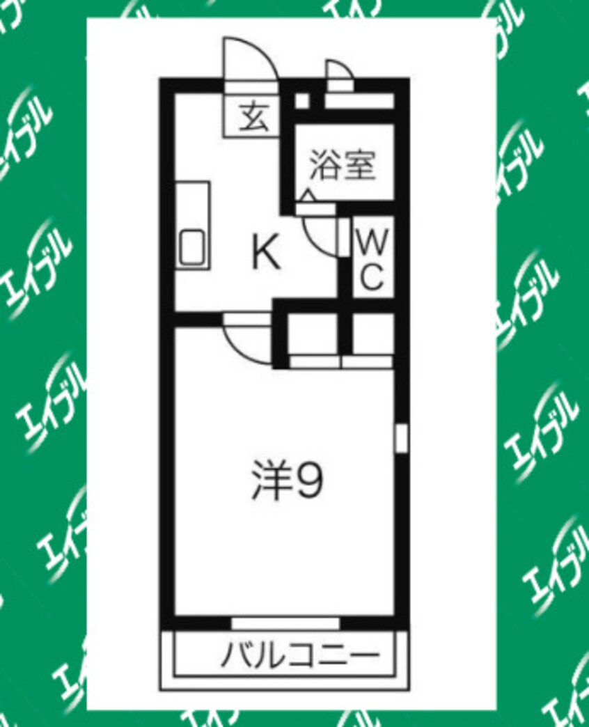 間取図 武豊線/緒川駅 徒歩8分 1階 築26年