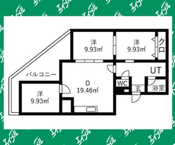間取図 日映マンションⅡ