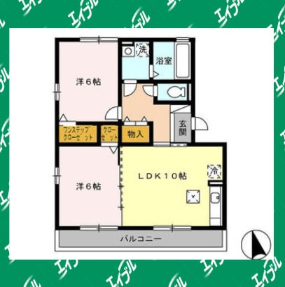 間取り図 グランシャリオ前屋敷　A