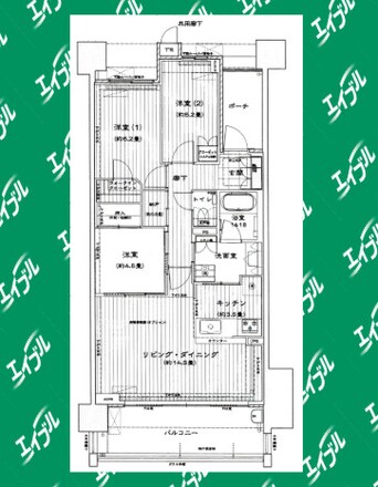 間取図 ラグナヒルズ