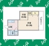 親和ビル 2Kの間取り