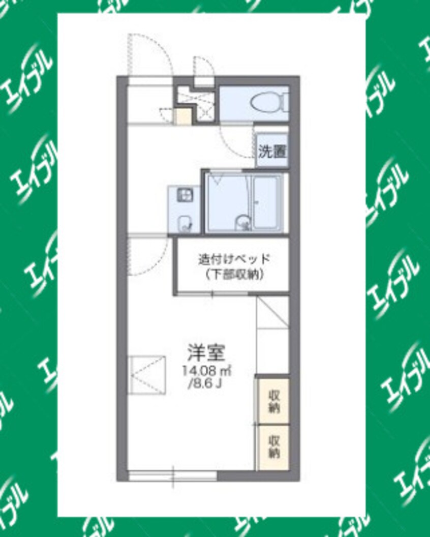 間取図 レオパレス巽ヶ丘