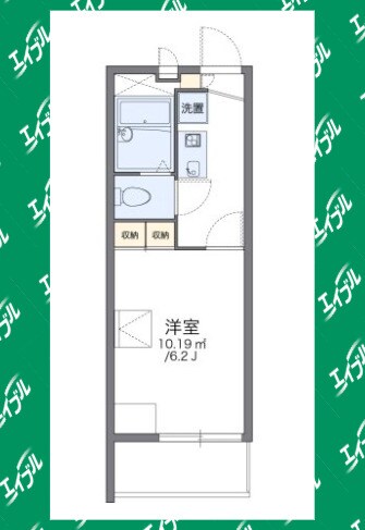 間取り図 レオパレス鳥山