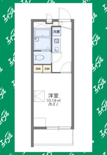 間取図 レオパレス鳥山