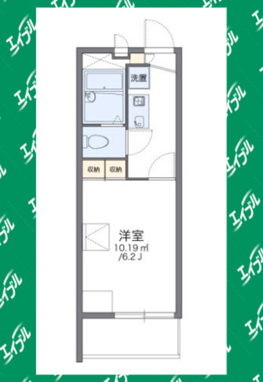 間取図 レオパレス鳥山