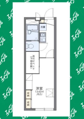 間取図 レオパレス阿久比