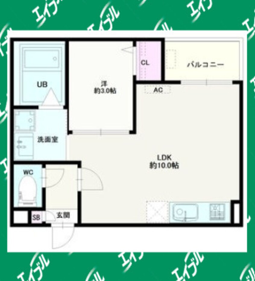 間取図 Jack odakaⅨ