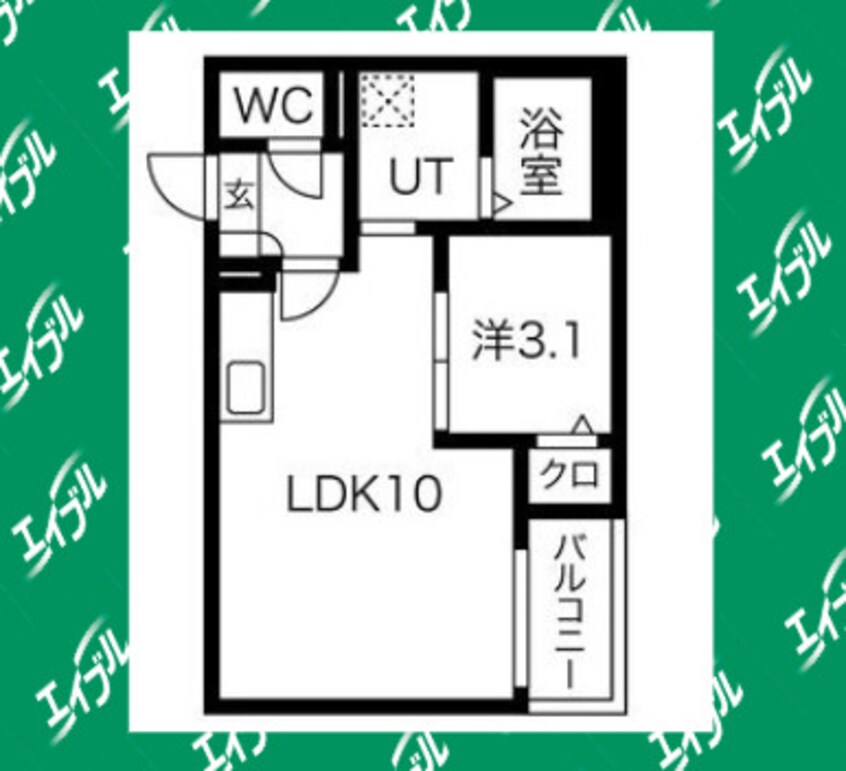 間取図 Jack kanseiⅢ