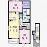 名鉄常滑線・空港線/朝倉駅 徒歩10分 2階 築3年 2LDKの間取り