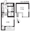 名鉄名古屋本線/左京山駅 徒歩11分 2階 築6年 1Kの間取り