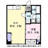 京第一マンション 1DKの間取り