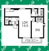 ファミール・エル 1LDKの間取り