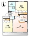 アーバンフローラ 2LDKの間取り