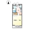 ｖｉｌｌａ　花水木 1Kの間取り