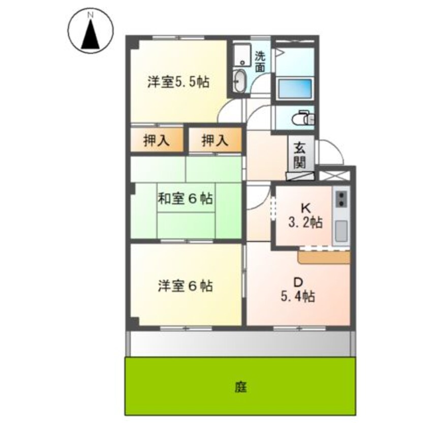 間取図 マロンステージＡ棟