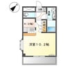 アーバンフォレスト 1Kの間取り