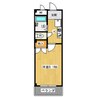 ラ・シャンテ 1Kの間取り