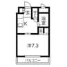 Y.Sリーブラ 1Kの間取り