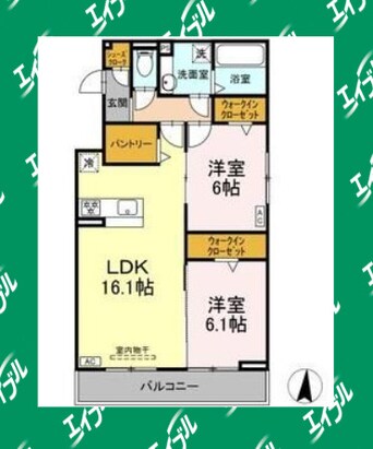 間取図 セレスティア京田