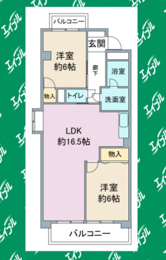 間取図 赤坪小菅ビル