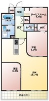 名古屋臨海高速鉄道<あおなみ線>/荒子川公園駅 徒歩14分 1階 築32年 2LDK+Sの間取り