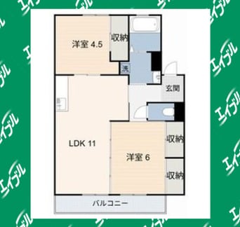 間取図 バロン幸定野