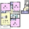 武豊線/石浜駅 徒歩5分 2階 築21年 3LDKの間取り