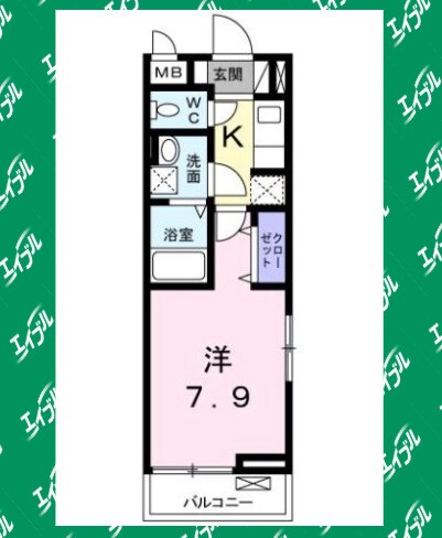 間取り図 エクレール南野